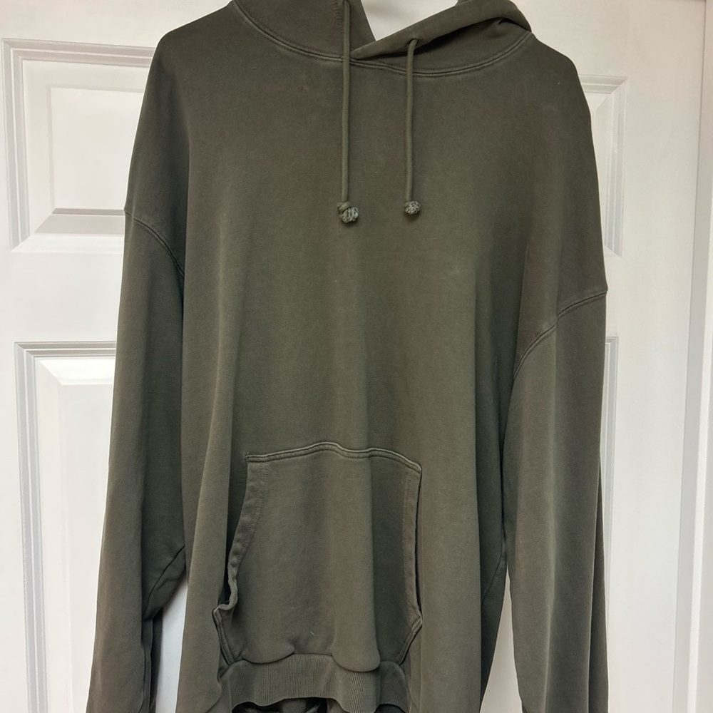 SKIMS Men's Olive Hoodie